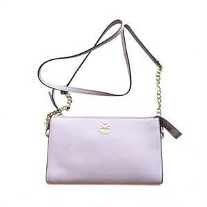 Tory Burch Mini Everly Pink Blush Crossbody Purse Bag